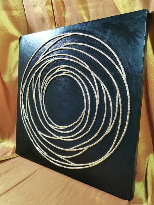 Фактурна картина на холсті 50×50 см Потік