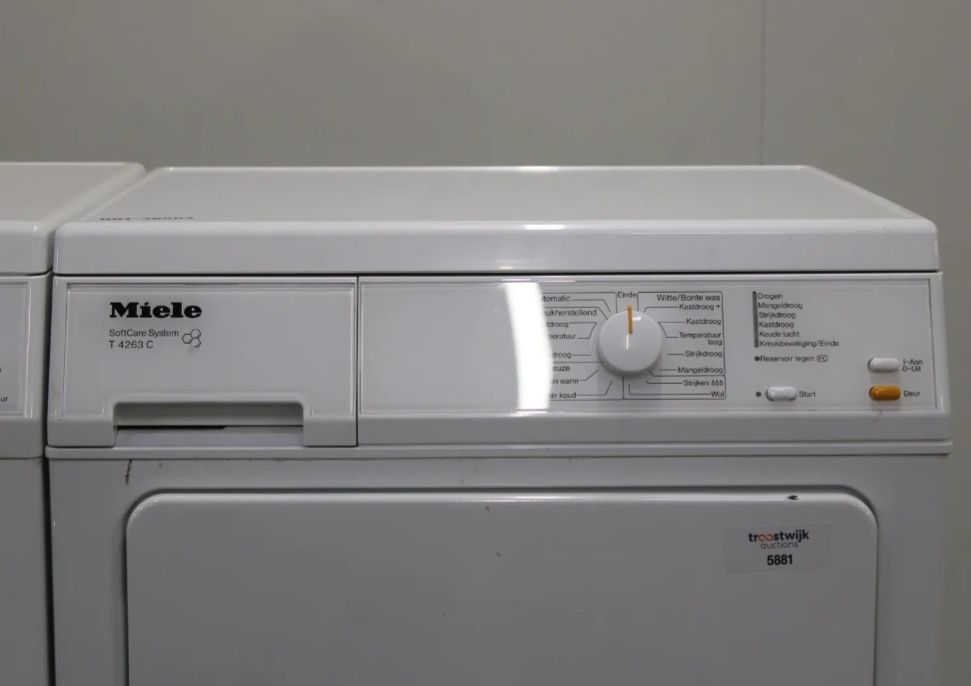 Miele e Bosch máquinas de lavar e secar roupa