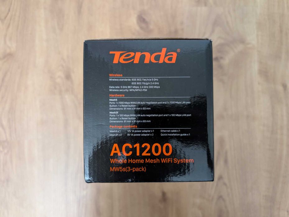 Tenda Mesh MW5S AC1200 Wi-Fi Dual Band 3-PACK