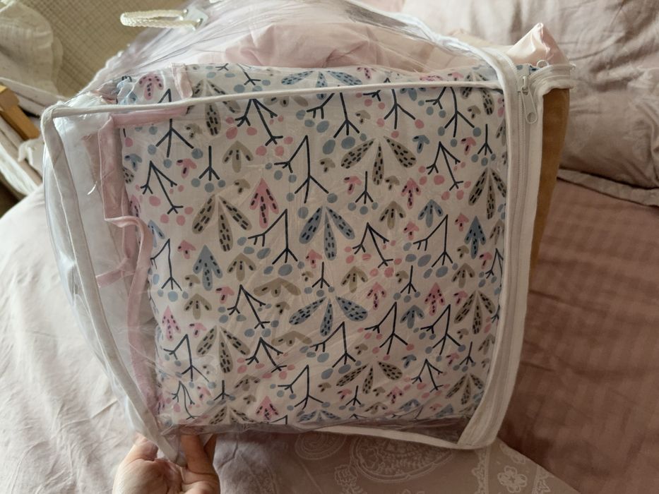 Набір в ліжечко, бортики, ковдра, підковдра, подушка Верес