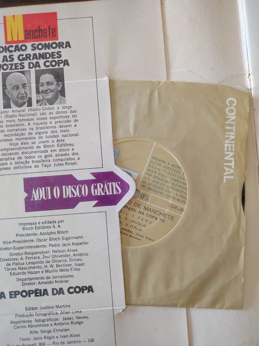 Edição especial da revista Manchete sobre a Copa do Mundo de 1970