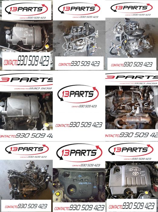Diversos Motores Toyota 1.4 D4D + 2.0 D4D + 2.2 D4D + 1.0 VVTi