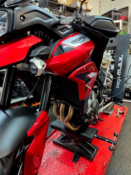 Pomiar ramy motocykla / Laserowa weryfikacja geometrii motocykla