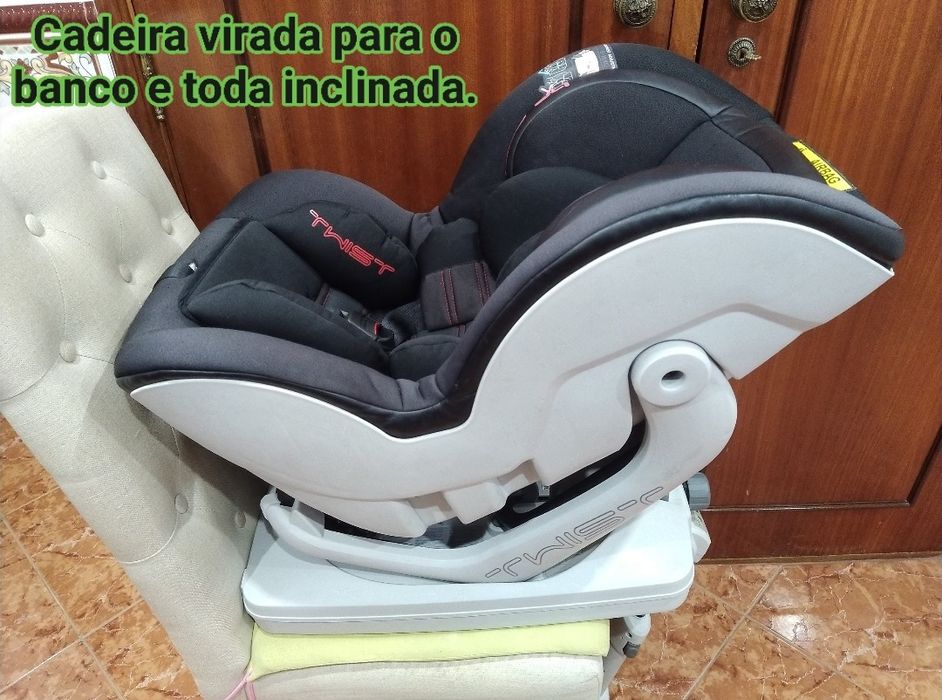 Cadeira Auto Twist Isofix 0-18kg carro casa quarto apartamento vivenda