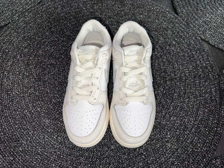 Шкіряні кросівки nike dunk low, оригінал, р-р 31,5, уст 20 см