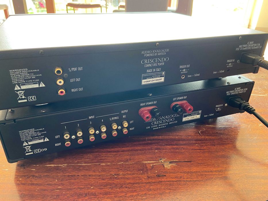 Audio Analogue Crescendo - wzmacniacz, cd - włoski design - Top stan!