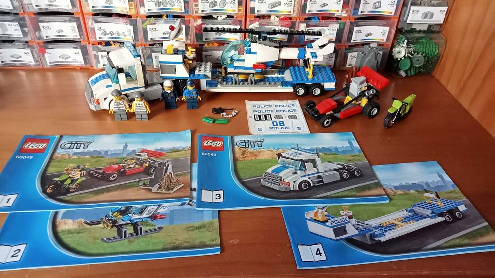 Lego city 60049 Helicopter Transporter