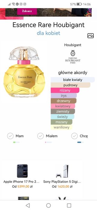 Houbigant Essence Rare