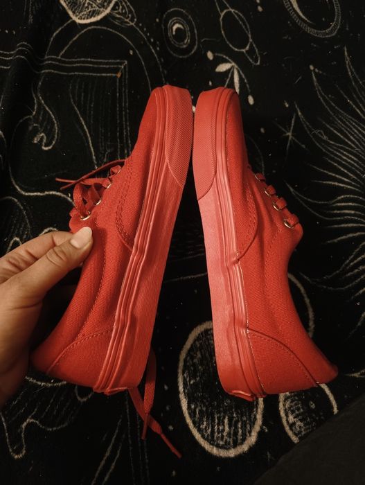 Buty trampki Vansy czerwone