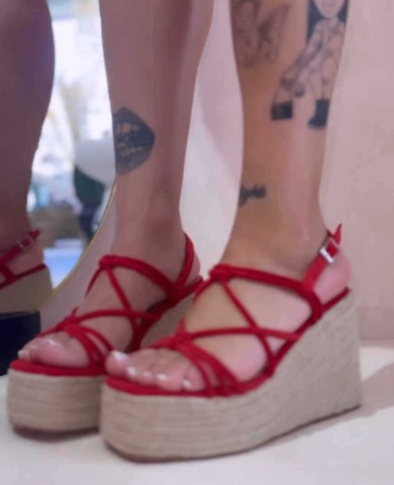 New Collection e Tendência Sandálias Plataforma Como Novas