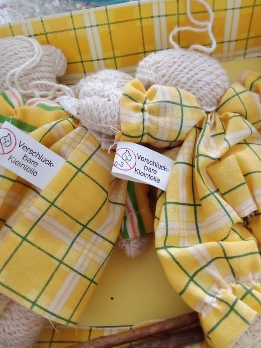 Małe szmaciane świnki