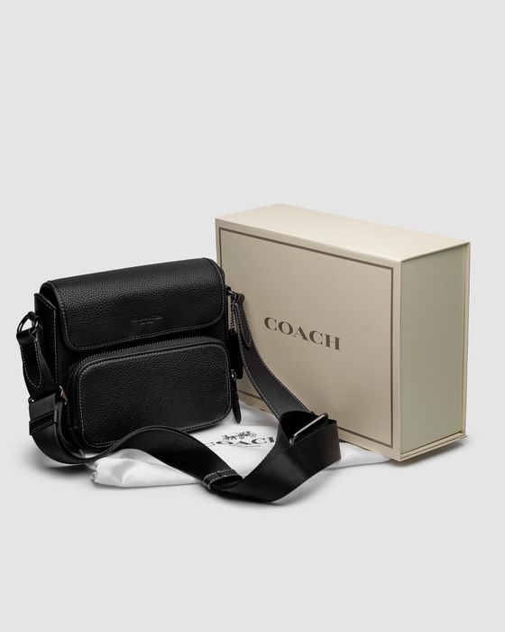Чоловіча сумка Coach мужская сумка через плечо барсетка мессенджер