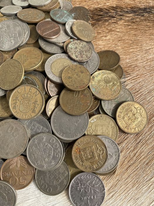 Coleção de 213 moedas