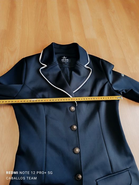 S Frak jeździecki Felix Buhler granatowy, navy