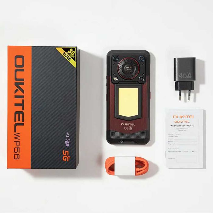 Смартфон протиударний Oukitel WP56 12/512Gb 16000 mAh потужний телефон