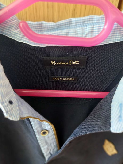 Polo azul Massimo Dutti