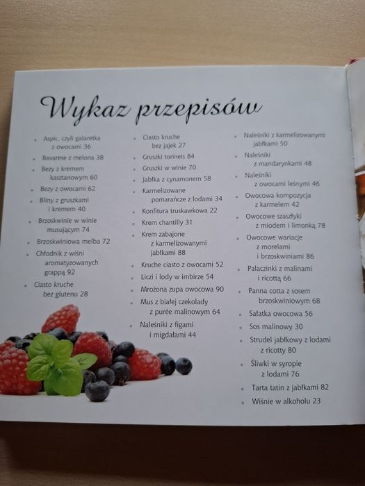 Książka "Owocowe fantazje - naleśniki, tarty i musy"