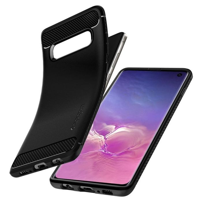 Etui Spigen Rugged Armor Do Samsung Galaxy S10 Czarny