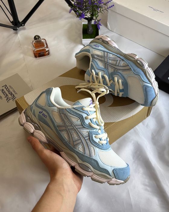 Кросівки Asics Gel Nyc Асікс Гел Ніц Голубі На Весну Літо