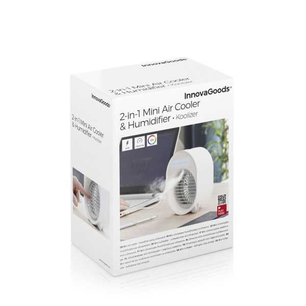 Mini Climatizador Humidificador por Ultrassons com LED