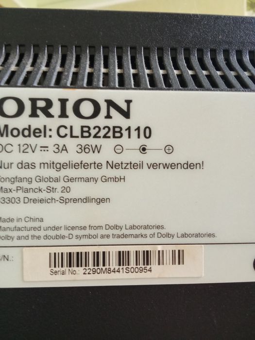 Телевізор ORION LED 60см діагональ