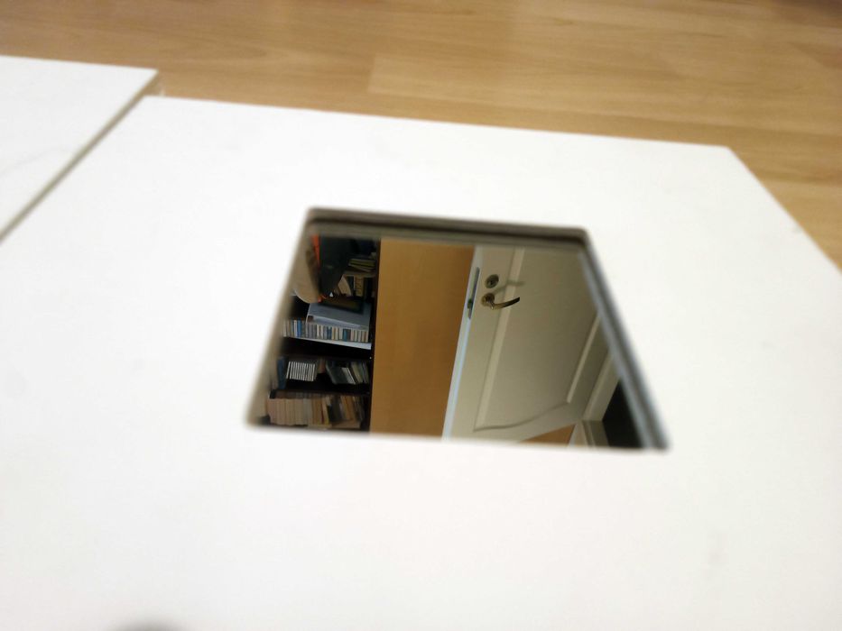lustro IKEA MALMA 202.328.29 białe 26x26 cm do odmalowania, 2 szt.