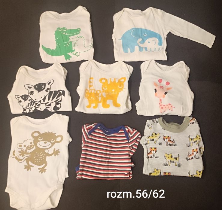 Ubranka niemowlęce rozm. 56