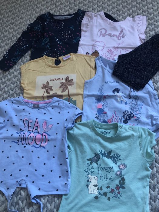 Zestaw rzeczy 98/104 koszulki letnie