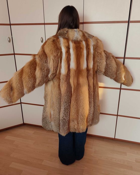 Futro z rudych lisów