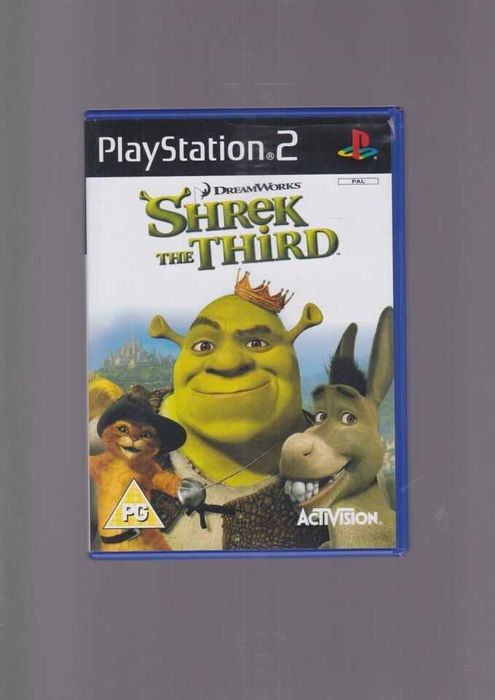 SHREK THE THIRD dream works playstation 2