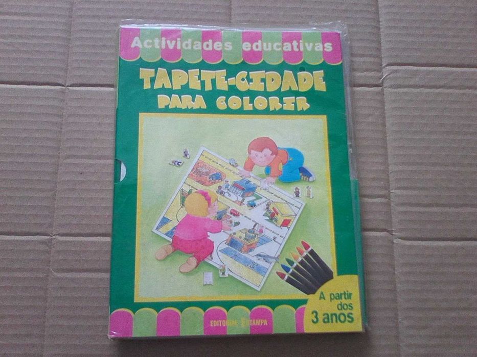 Tapete-cidade para colorir