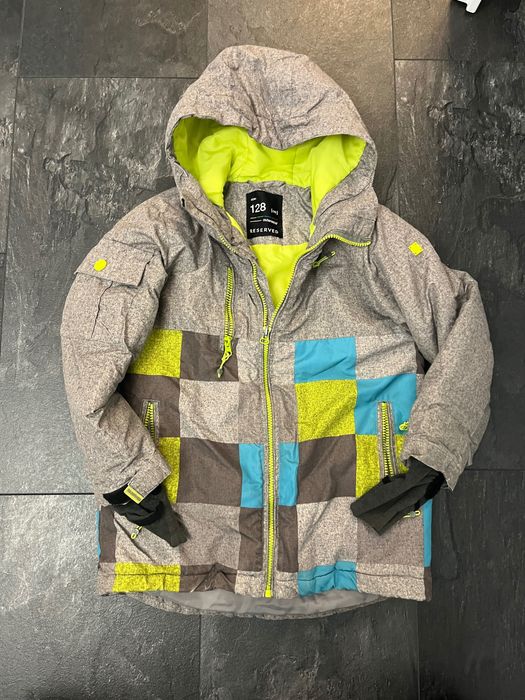 Zimowa kurtka narciarska 128 chlopiec