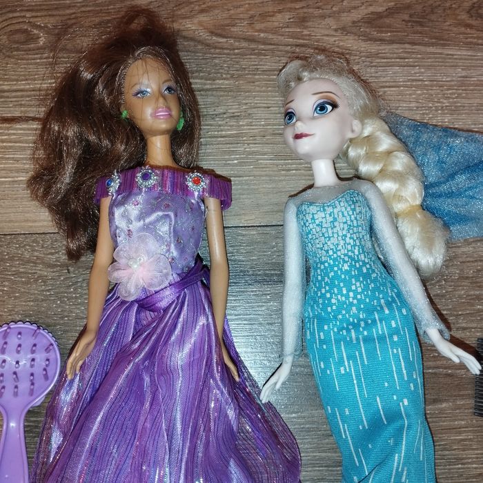 Lalka Barbi i Lalka Elza z Krainy lodu