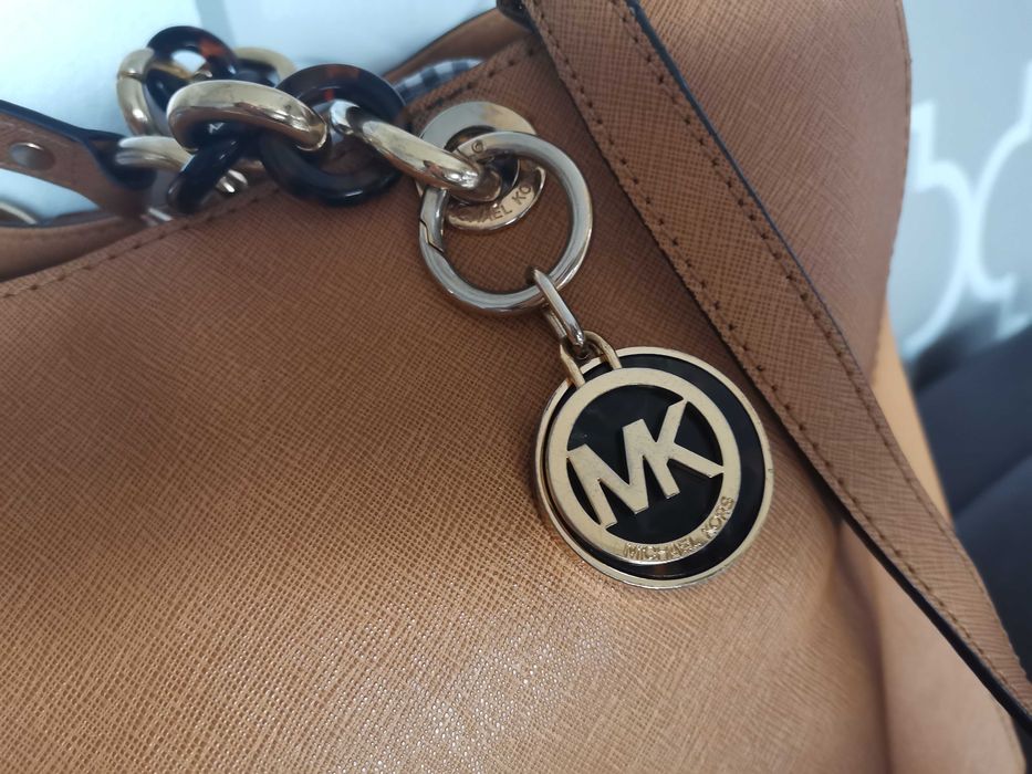 Oryginalna torebka Michael Kors karmelowa