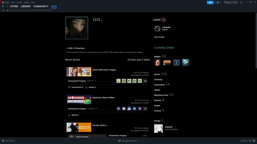 steam аккаунт з великою кількістю ігор та іншого.