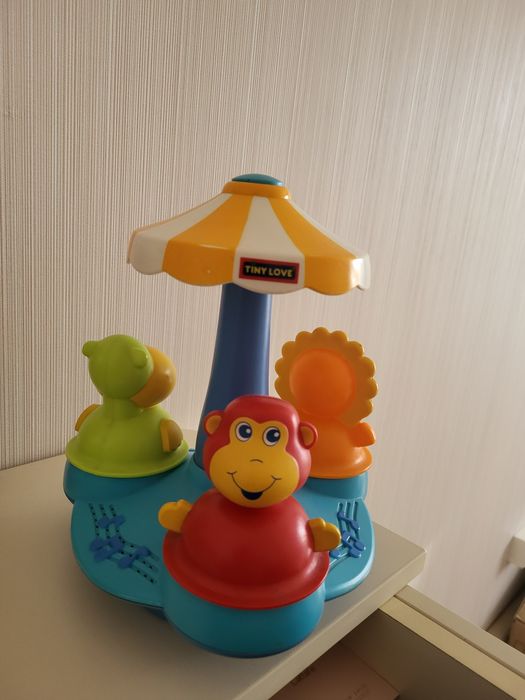 Музична іграшка Tiny Love Карусель з неваляшками Веселі Джунглі