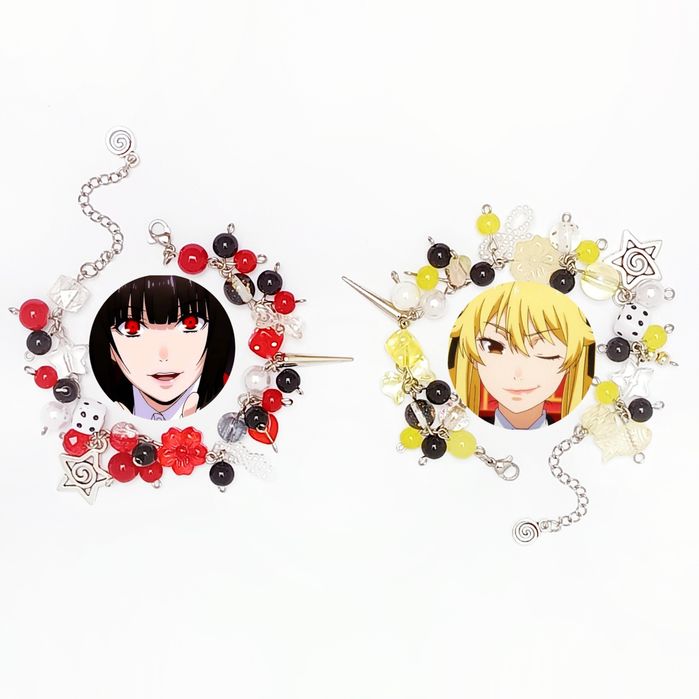 Zestaw Bransoletek inspirowanych anime Kakeguri, Yumeko x Mary