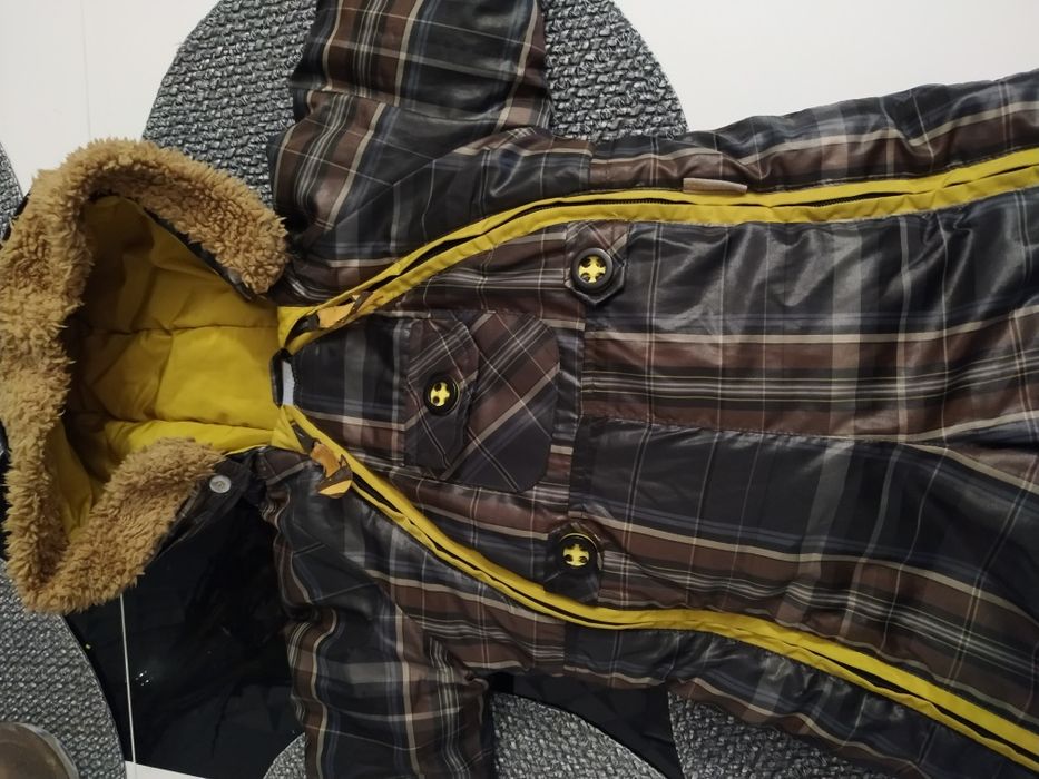 Kombinezon zimowy coccodrillo rozm 74 czapka szalik buty zimowe gratis