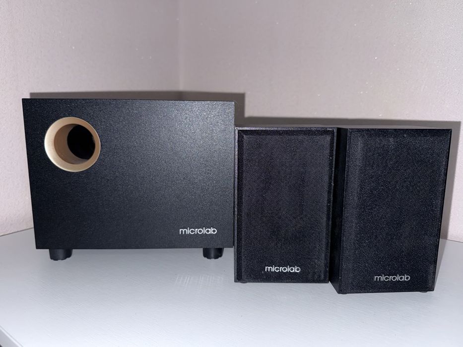 Акустика 2.1 Microlab M-105 в ідеалі (Сабвуфер + 2 колонки)