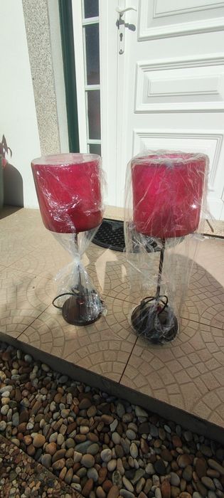 Conjunto candeeiros Rosa Gato Preto