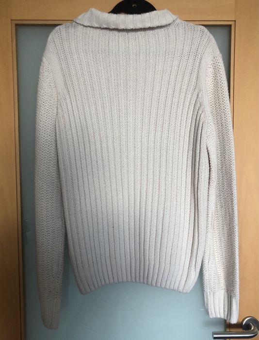 Casaco de malha bege