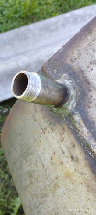 Бочка нержавіюча 450 літрів для опалення (під тиск)