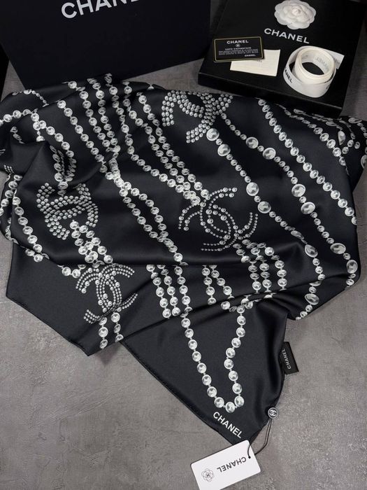 Шовкова хустка хустина платок шарф Chanel 2026