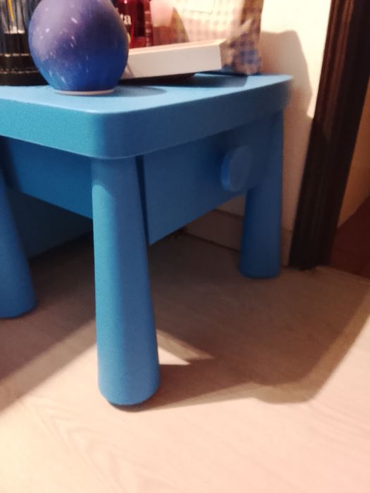 Cama criança Mammut com mesa cabeceira