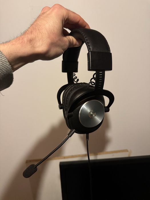 Logitech G pro ; Auriculares gaming com cabo e micro blue voice