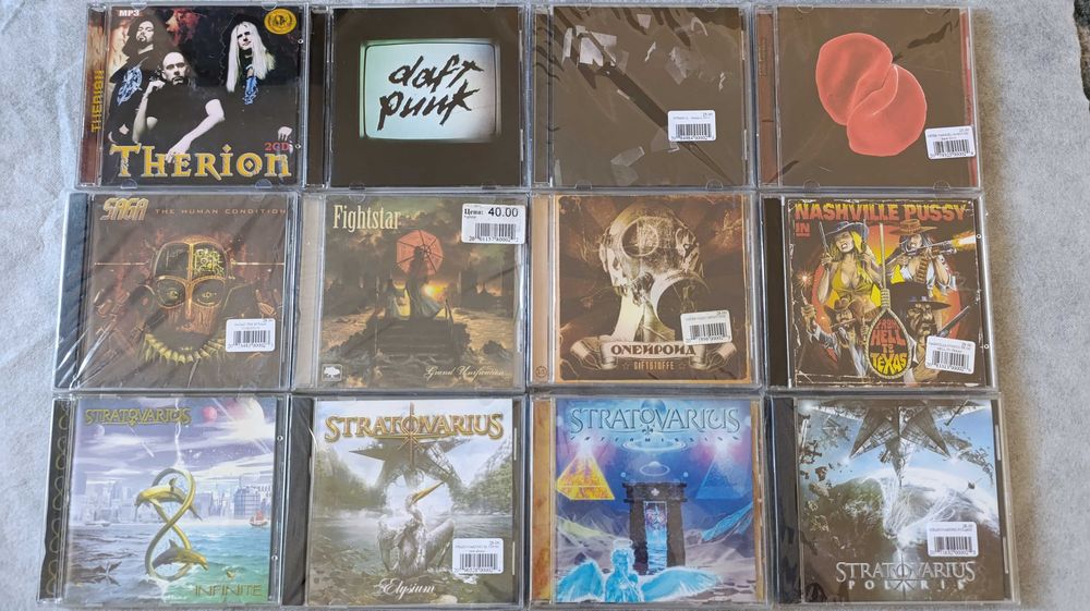 CD DVS,Warlock,Mendeed,Tankard Otep Korn Drone Deicide.