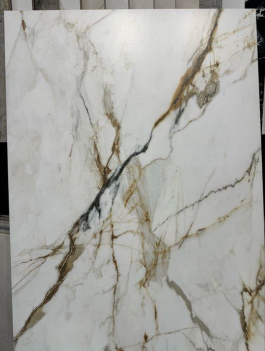 Płytki Passion white gres 119,8 x 59,8 cm szkl. rekt. mat Marmur 120