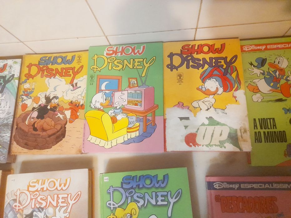Conjunto de 15 Livros Banda Desenhada Disney Antigos