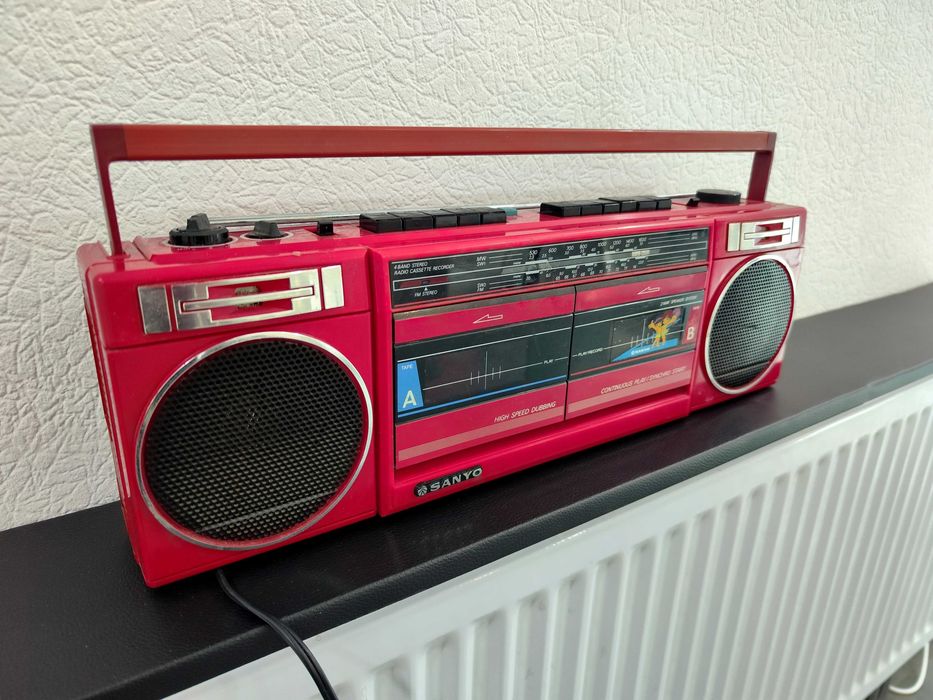 SANYOカラオケMKー2 Sanyo MW703K ретро винтажная магнитафон магнитола 1987г: 5 500 грн