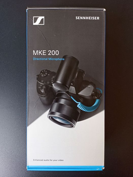 Sennheiser MKE 200 - Microfone Direcional (NOVO, nunca usado)